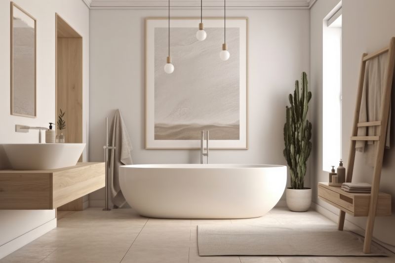 Modern Bathtub Installation
